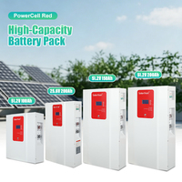 Paquete de batería Solarthon 48V 100AH LiFePO4 sistema de rejilla híbrida montado en bastidor