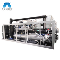 Refroidisseur automatique à vis pour eau salée 320KW, système de refroidissement liquide industriel SGBSL2160YW, unité à siphon pour eau salée de -40 à 35°C