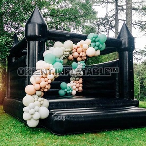Castillo Inflable Negro <span class=keywords><strong>de</strong></span> <span class=keywords><strong>Lujo</strong></span> para Fiestas <span class=keywords><strong>de</strong></span> Boda, Castillo Hinchable <span class=keywords><strong>de</strong></span> <span class=keywords><strong>Lujo</strong></span> <span class=keywords><strong>en</strong></span> <span class=keywords><strong>Venta</strong></span> - Product Image 2