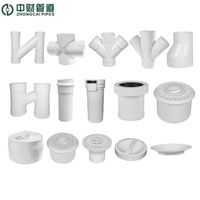 ZHONGCAI Vente en gros et personnalisation Raccords de tuyauterie PVC blancs de classe 150 haute pression, type U, Wye et à longue durée de vie, avec clé de ventilation