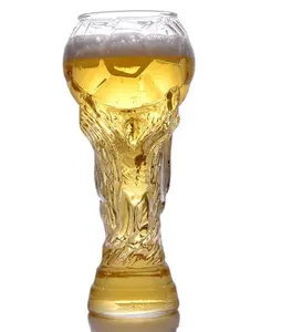 Sıcak satış 450ml yaratıcı kupa şekilli içecek bardağı futbol bira bardağı kupa