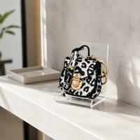 Nouvelle mini sacoche écologique en cuir PU, porte-monnaie, étui pour écouteurs, porte-clés, cadeau promotionnel, pendentif de sac à main, numérique