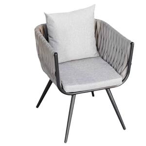 Moderne Aluminium Rotsbord Tafel En Stoel Set Buitenmeubilair Waterdicht Zonnescherm 4-persoons Niet-Opvouwbaar Tuinterras - Product Image 5