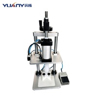 Machine de capsulage automatique rotative pour flacons de parfum, capsuleuse de bureau haute vitesse pour flacons en verre de pompe pulvérisatrice, lotion, shampoing