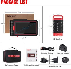 เครื่องมือวิเคราะห์ยานยนต์ OBD2 THINKCAR ThinkScan 2 สำหรับรถยนต์ทุกประเภท เทียบเท่า Thinktool - Product Image 6