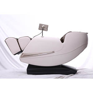 Poltrona massaggiante moderna in cuoio profondo Beige, sedia elettrica 8D, per tutto il corpo con riscaldamento a gravità Zero - Product Image 6