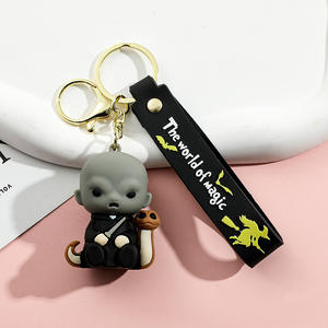 Nouveaux porte-clés en PVC à l'effigie de l'Académie Magique, style Chibi mignon, breloques de sac pour couple, accessoires cadeaux très demandés - Product Image 6