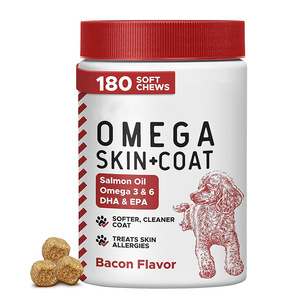 कुत्तों के लिए ओमेगा <span class=keywords><strong>3</strong></span> 6 9 नरम चालें त्वचा और कोट खुजली से राहत मछली तेल फैटी एसिड विटामिन पालतू जानवरों के पूरक कुत्तों - Product Image 6