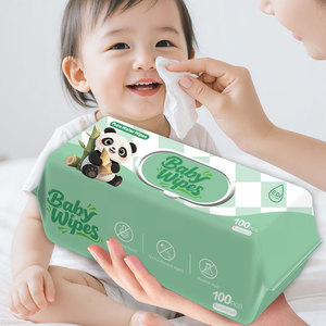 Productos <span class=keywords><strong>para</strong></span> Bebés Chinos, Paquete Grande Personalizado de <span class=keywords><strong>Toallitas</strong></span> Húmedas <span class=keywords><strong>para</strong></span> Bebé Extra Suaves de Agua Pura con Diseño de Panda, 15x20cm, Sin Fragancia - Product Image 2