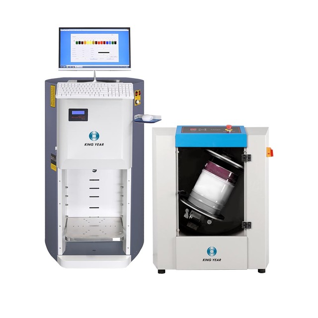 Paints Color Dispenser by PLC & Automatic Gyroscopic Rotating Mixer Combined
