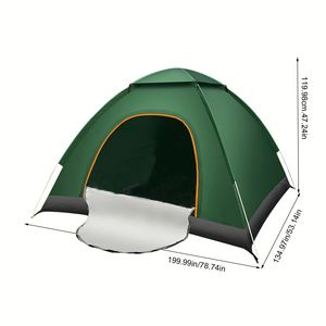 Equipo de Campamento, Accesorios para Viajes, Senderismo y Campamento al Aire Libre, Tiendas de Campaña Compactas de Apertura Instantánea, Impermeables y Desplegables - Product Image 1