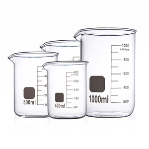 Juego de Vasos de Laboratorio de Vidrio Borosilicato Graduado de 100 ml, 250 ml y 1000 ml, Resistentes al Calor, para Uso en Laboratorio - Product Image 1