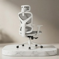 Chaise de bureau exécutive ergonomique à dossier haut, très vendue, avec protection lombaire, repose-pieds et appuie-tête, idéale pour les bureaux.