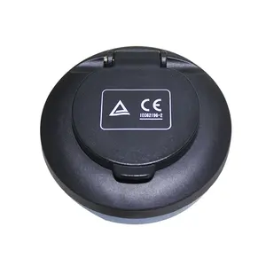 Soquete IEC 62196 ev com trava DSIEC e tomadas de carregamento tipo 2 ev, entrada de produtos de carregamento, conectores ev