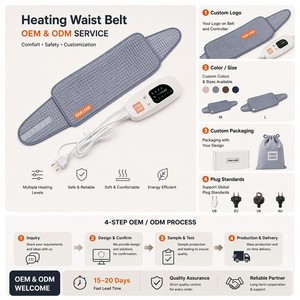<span class=keywords><strong>Manta</strong></span> Térmica de Cedro <span class=keywords><strong>para</strong></span> Cintura y Espalda, Envoltura Calentadora con Compresa Caliente, Terapia de Calor <span class=keywords><strong>para</strong></span> Alivio del Dolor, 6 Niveles, Lavable y Ajustable - Product Image 3