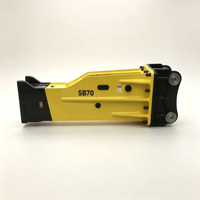 Mini marteau hydraulique SB40 SB70 pour excavatrice, brise-roche, démolition de béton, accessoire de marteau perforateur, garantie 1 an