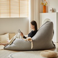 Promotion : Grand pouf carré personnalisé importé pour salon – Idéal comme siège paresseux ou canapé