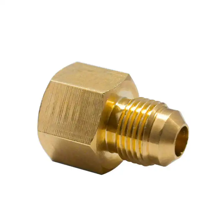 Factory Direct Supply 5/8 Inch OD x 1/2 Inch FIP Female NPT Connector Brass Fittings Gas Adapter