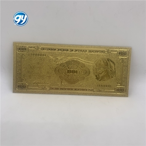 Billete de <span class=keywords><strong>Cien</strong></span> Quetzales de Oro de Guatemala para Regalo Empresarial Decorativo - Product Image 3
