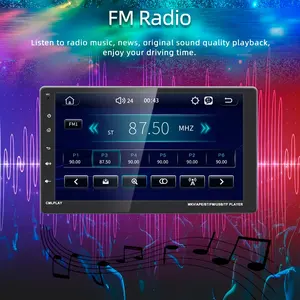 Universal Single Din Car Stereo Radio 9 Inch Touch Screen Carplay Phonelink BT/AUX/USB/SD/FM Radio Receiver Car MP5 Player