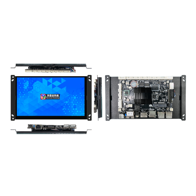 7'' Open Frame Industrial Panel PC with Capacitive Touchscreen IP65 Android/Linux Panel PC for HMI/Kiosk/Factory Automation