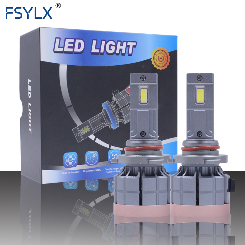 FSYLX 130W 13000LM H7 H4 Светодиодные Автомобильные фары F5D светодиодных фар для авто фары лампы H1 H3 H7 H11 9005 9006 H13 9007 H4 Автомобильные светодиодные фары