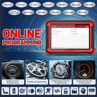 Herramienta de Diagnóstico Automotriz THINKTOOL Pros, Escáner de Códigos OBD2 con Sistema Completo TPMS de 10 Pulgadas, 28+ Funciones de Reinicio, Programador de Llaves, 12V 12