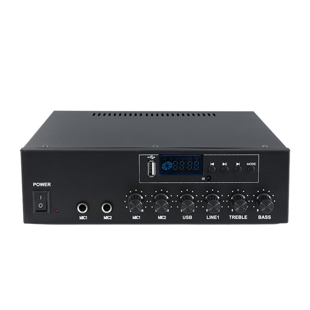 Hot Selling Small size 60W Mixer Amplifier Manufacture for PA Audio System