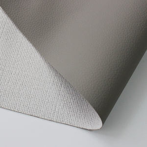 Tela de Tapicería de Cuero Sintético PVC con Grabado de Grano de Litchi <span class=keywords><strong>para</strong></span> Sofás y Muebles - Product Image 4