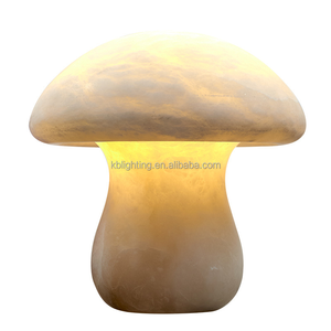 Hôtel moderne Villa Flexible Chambre à coucher Salon Restaurant Décoratif Marbre Pierre Champignon Albâtre Table Lamo - Product Image 2