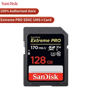 100% Digital Asli 32G 64G 128G 256G 512G 1TB Extreme PRO SDXC UHS-I Card-4K UHD, SD Card-SDSDXXY-GN4IN