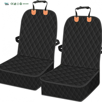 Coussin de siège arrière de voiture pour animaux de compagnie, imperméable, séchage rapide, anti-rayures, antidérapant, sans odeur, durable, tissu, chiens, chats, amovible, lavable, 2