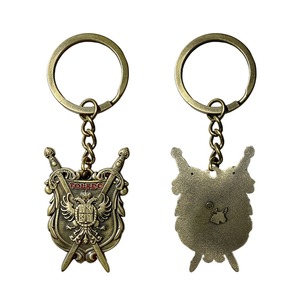 Llavero Personalizable de Aleación de Zinc con Escudo Medieval de <span class=keywords><strong>Toledo</strong></span> <span class=keywords><strong>en</strong></span> Bronce Antiguo, Impresión Serigráfica, Recuerdo Vintage - Product Image 3