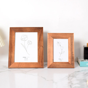 Wooden <b>Photo</b> <b>Frame</b> 30x40 Cm Minimalist Wall Hanging Rectangular Vertical Orientation - Product Image 4