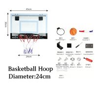 Ring Basket Mini Indoor Heavy Duty, Set Pro yang Dipasang di Atas Pintu dengan Ring Aksi Pegas & Papan Belakang PC untuk Dewasa, Rumah, Kantor, dan Gym