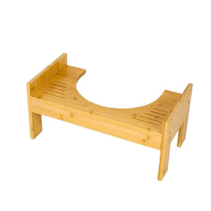 Tabouret de toilette en bambou 45,5x25,5x24 cm, support pour position accroupie pour enfants et femmes enceintes - Product Image 5