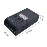 Alimentation à découpage AC-DC réglable MWEL SCP-2000-48 2000W 48V 41.7A pour tests en laboratoire, charge de batteries, test de moteurs, usage industriel