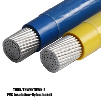 "600V PVC Aislado Cobre AL Conductor THHN/THW Cables de alambre 1/0-12AWG 4/0-6AWG"