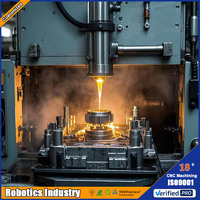 Pièces structurelles en aluminium CNC OEM pour robots industriels, fabricant de pièces usinées de précision