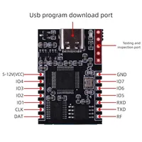Controlador de Pantalla LED RGB a Todo Color con Puerto Serial Lededit, Chips WS2811 SK6812B SM16703, 1024 Píxeles, Software de Diseño Integrado en Tiempo Real