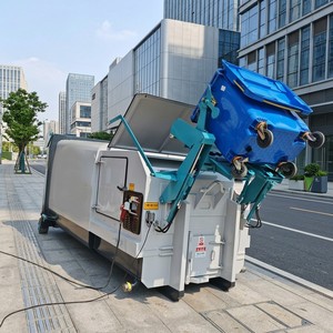 RNKJ Station de compactage de déchets hors sol à haute densité, sans fosse, avec système de chargement automatique des bacs, pour un <span class=keywords><strong>rangement</strong></span> compact - Product Image 3