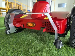 Fauteuil roulant électrique motorisé tout-terrain en alliage d'aluminium pliable, capacité 150 kg, pour personnes handicapées - Product Image 6