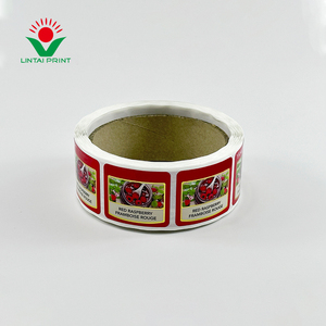 Custom Logo Printed Reusable Durable Waterproof Vinyl Adhesive Stickers With Gold Foil UV Resistant For Perfume Roll-On Bottles