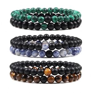 Bracelet en pierre naturelle avec perles de verre colorées, amplificateur d'intuition, livraison rapide mondiale pour les grossistes, carte de conseils d'entretien - Product Image 2