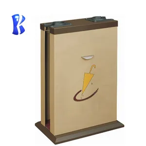 OKEY Yellow color Automatic Umbrella Wrapping Machine with Plastic Bags