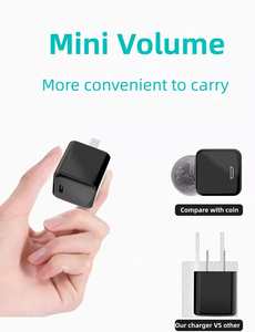 Chargeur mural rapide <span class=keywords><strong>pour</strong></span> téléphone portable PD 20W d'origine d'usine, adaptateur de charge rapide USB Type C, chargeur de voyage <span class=keywords><strong>pour</strong></span> téléphone, prise US/UK - Product Image 4