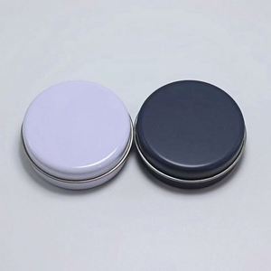 Boîtes en fer blanc rondes miniatures personnalisées pour baume à lèvres, vente en gros directe usine - Product Image 4