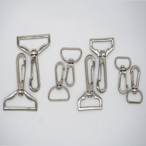 Alloy Three Line <b>Hook</b> <b>Snap</b> <b>Hook</b> For Bags Clothing Webbing Accessories Metal Connector 211S25 - Product Image 1