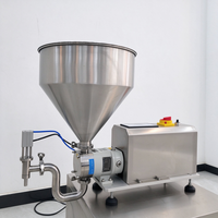 Machine de remplissage rotative à lobes pour table, machine de remplissage de liquides visqueux, doseur de liquide pâteux à buse unique