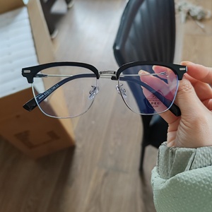 Trong Kho bán buôn Ladies kính khung thời trang Kính quang học TR90 kết hợp với kính kim loại khung bán buôn - Product Image 4